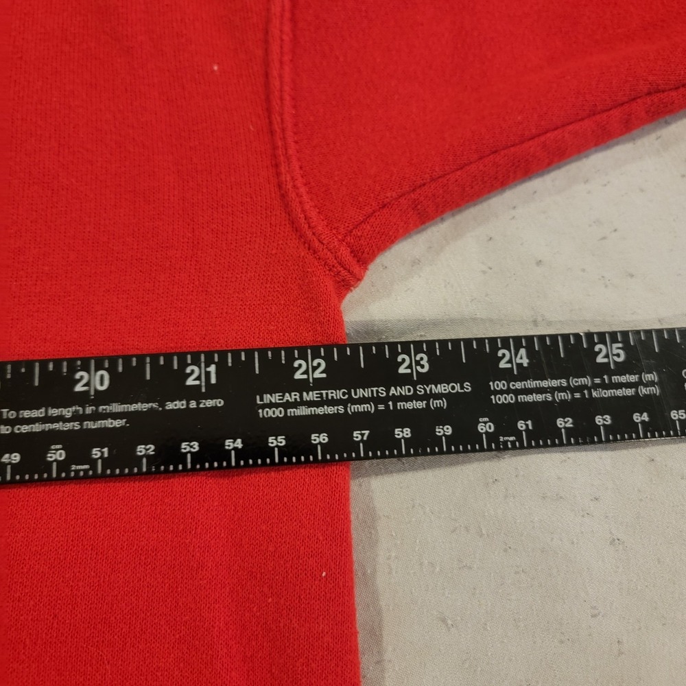 Ohio State Crewneck Sweatshirt Adult Large Red Vintage PM Sports‎ Buckeyes OSU - Picture 4 of 9